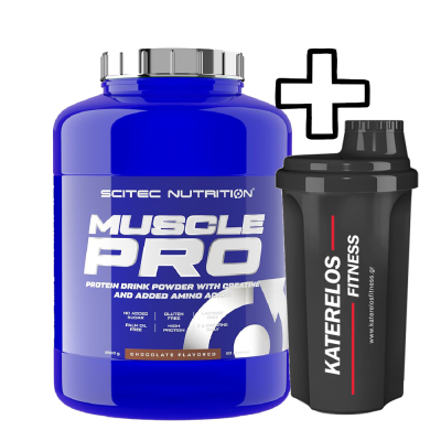 Scitec Nutrition Muscle Pro 2500g + () Katerelos Fitness Shaker 700ml
