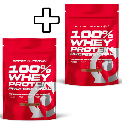 2x Scitec Nutrition 100% Whey Protein Professional 500g