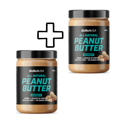 2x BioTech USA Peanut Butter 400g