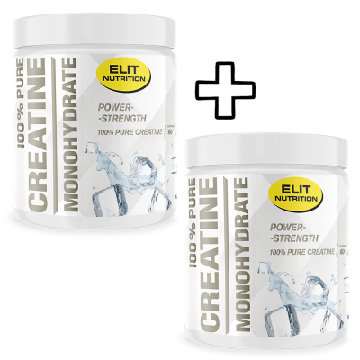 2x Elit Nutrition Micronized Creatine Monohydrate 100% Pure 300g