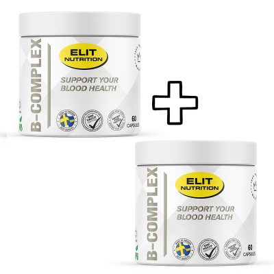 2x Elit Nutrition Vitamin B-Complex 60 Caps