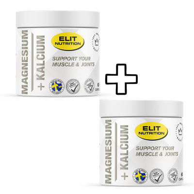 2x Elit Nutrition Magnesium + Calcium 60 Caps
