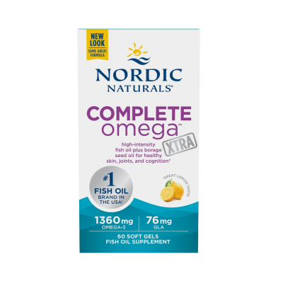 Nordic Naturals Complete Omega Xtra 1360mg Lemon 60 Softgels